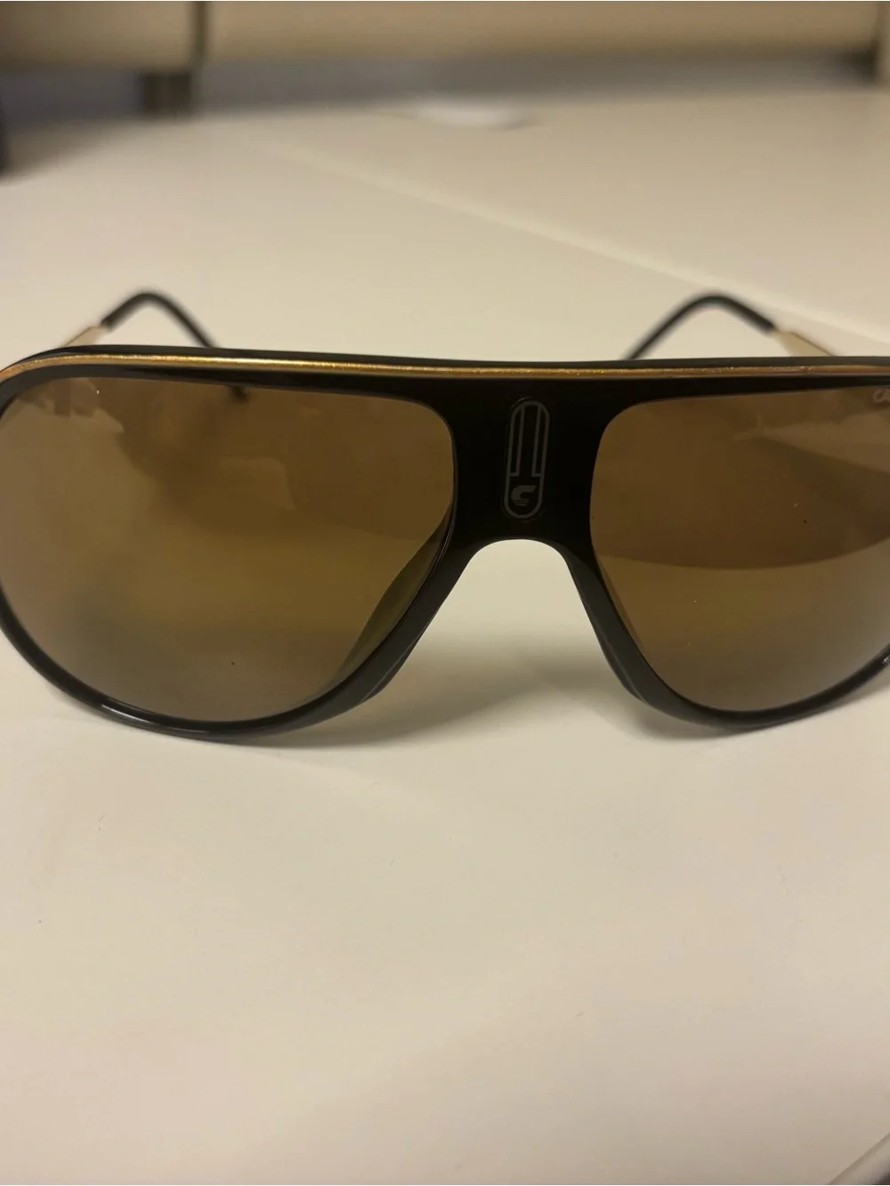 Carrera Black VR/AR Protective Case with Gold Logo